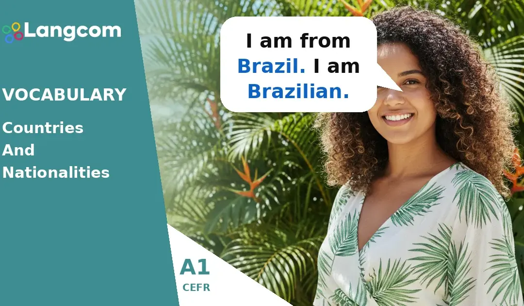 A1 English: Learn Countries and Nationalities Vocabulary