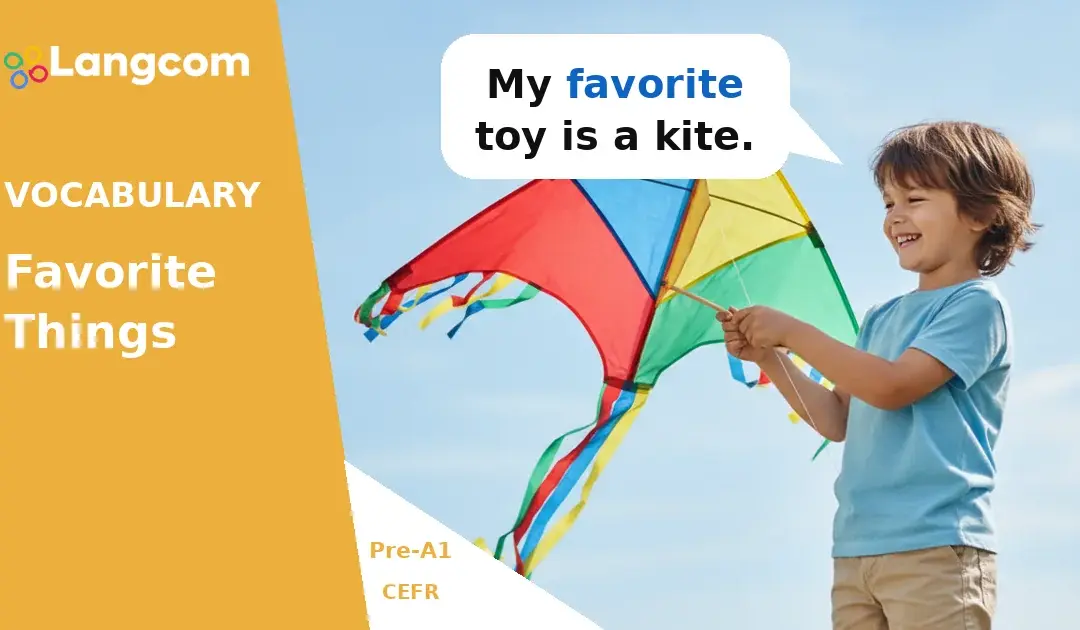 Learn English: Favorite Things Vocabulary (Pre-A1)