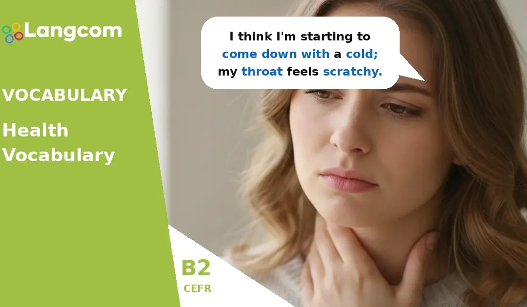 B2 Health Vocabulary: Talking About Illnesses, Injuries, and Symptoms