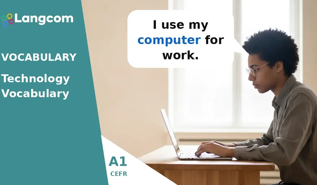 Essential Technology Vocabulary for A1 English Learners